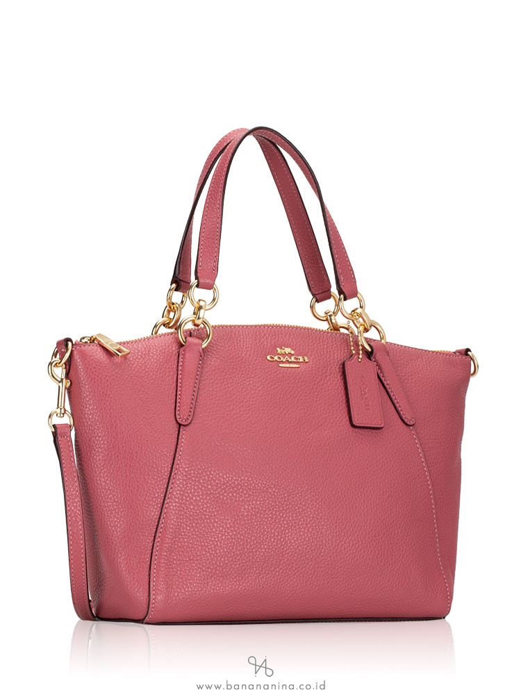 COACH 28993 Pebbled Leather Small Kelsey Rouge