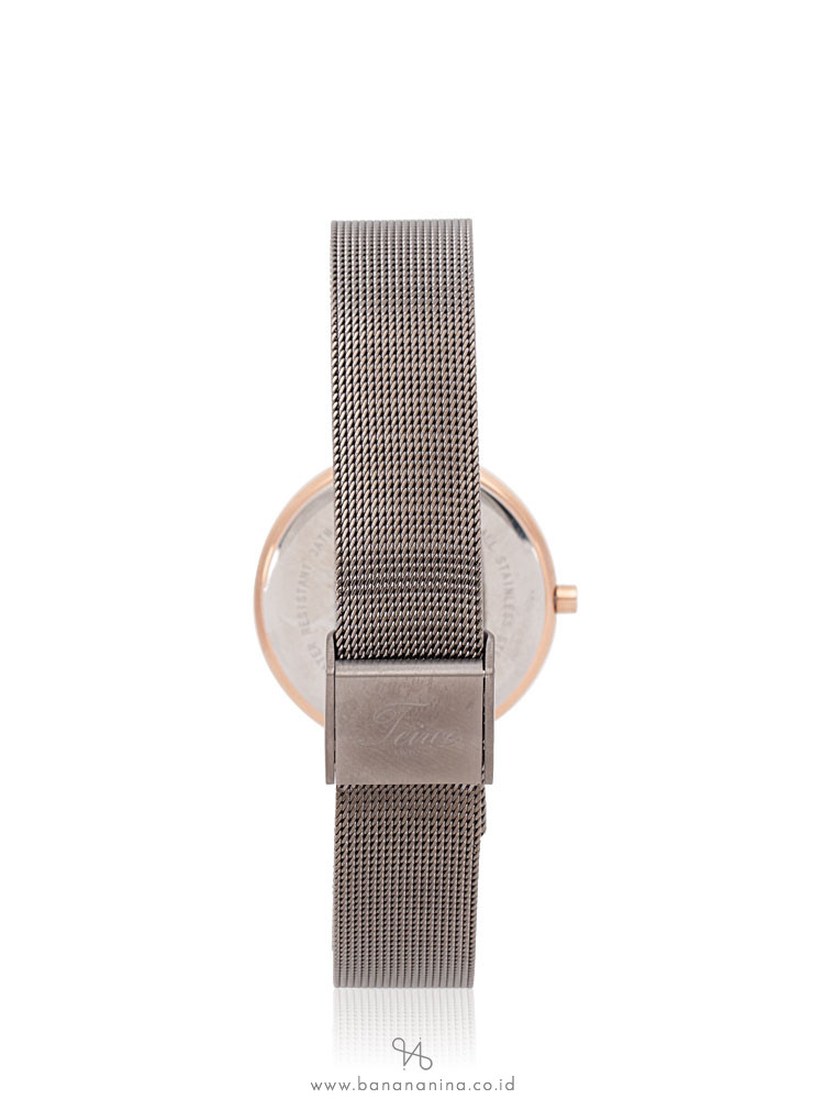 TEIWE TW99143L-B02 Stainless Mesh Strap Silver Rosegold