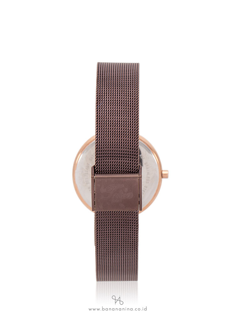 TEIWE TW99143L-B03 Stainless Mesh Strap Brown