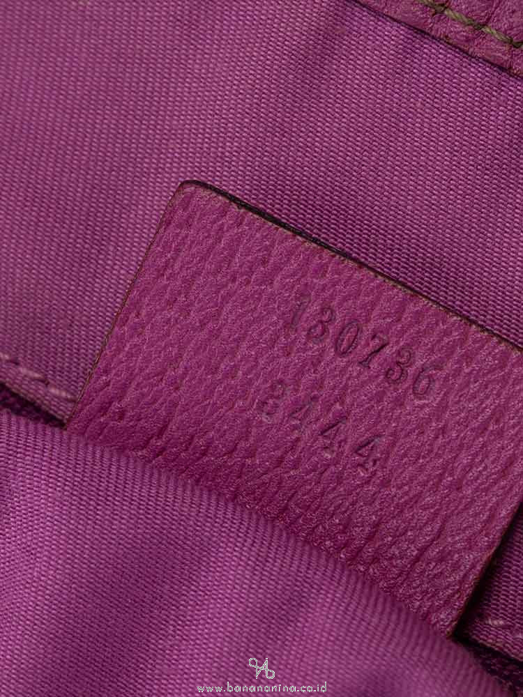 GUCCI Canvas Abbey Tote Bag Beige Pink