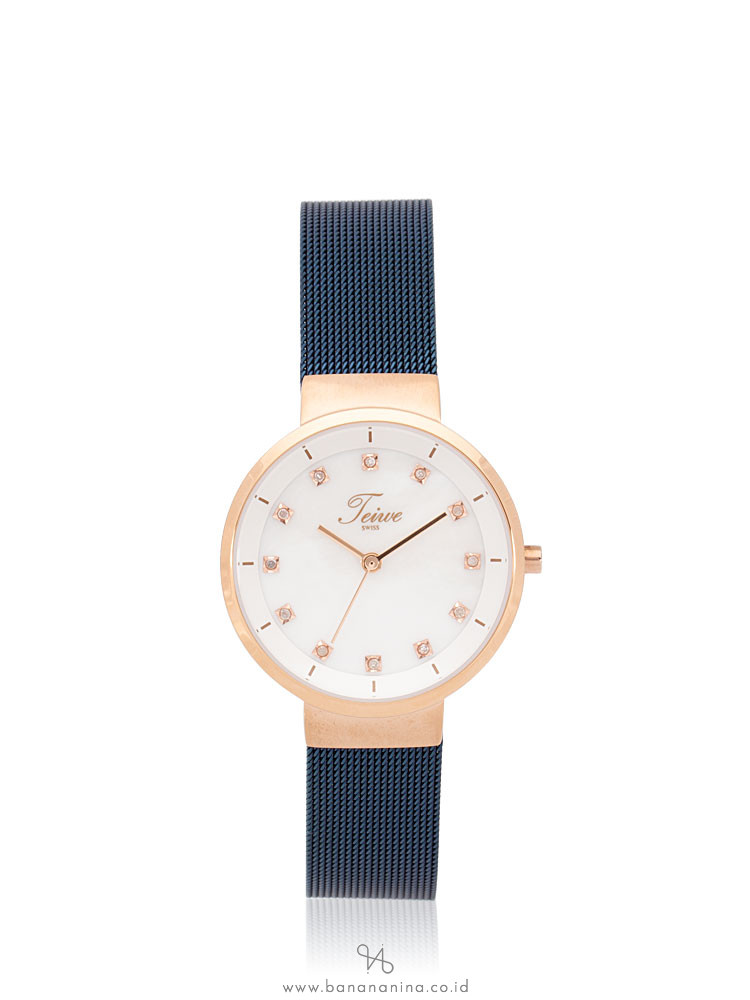 TEIWE TW99143L-B01 Lady Stainless Mesh Strap Aurora