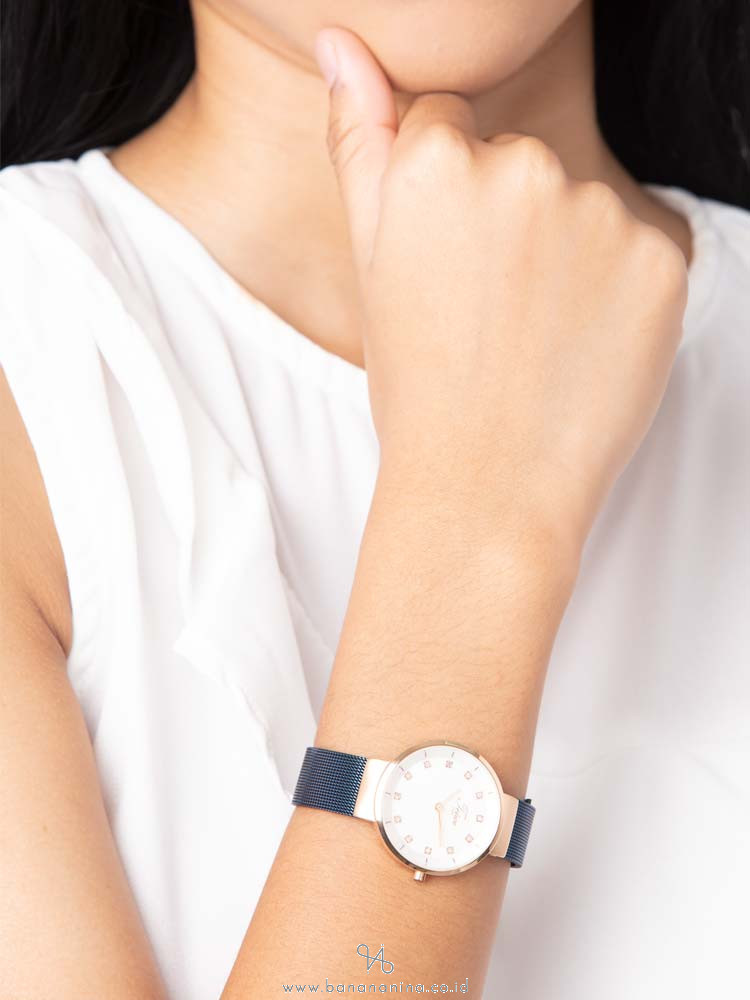 TEIWE TW99143L-B01 Lady Stainless Mesh Strap Aurora