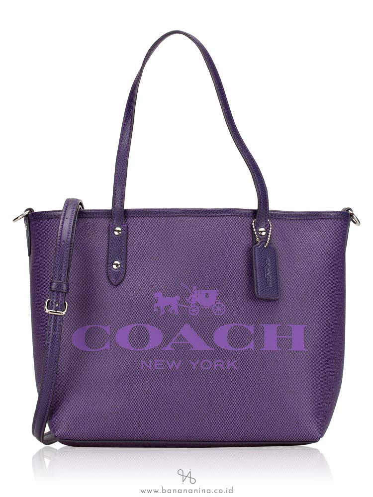 COACH 36588 Small Metro Tote Purple Iris