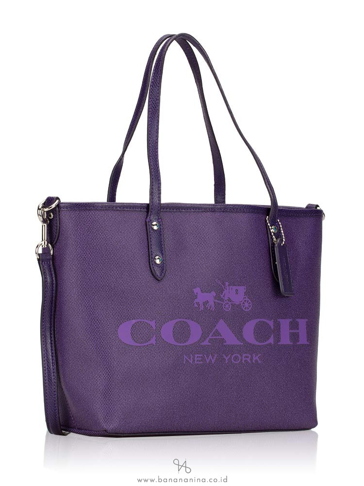 COACH 36588 Small Metro Tote Purple Iris