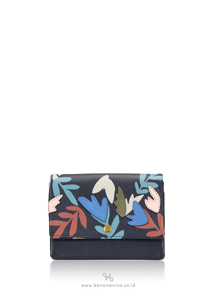 FOSSIL SL7904465 Aubrey Multifunction Wallet Navy Floral