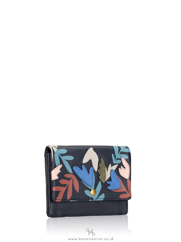 FOSSIL SL7904465 Aubrey Multifunction Wallet Navy Floral
