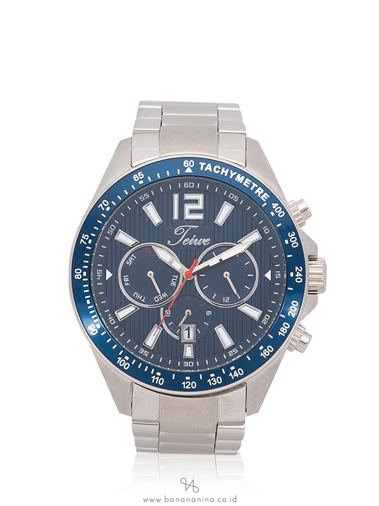 TEIWE Men TWC-18041 Chronograph Stainless Silver