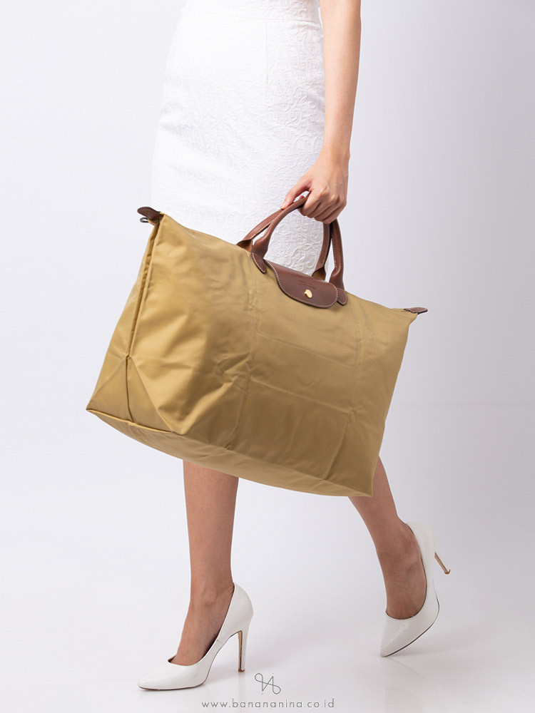 LONGCHAMP Le Pliage Weekender Khaki