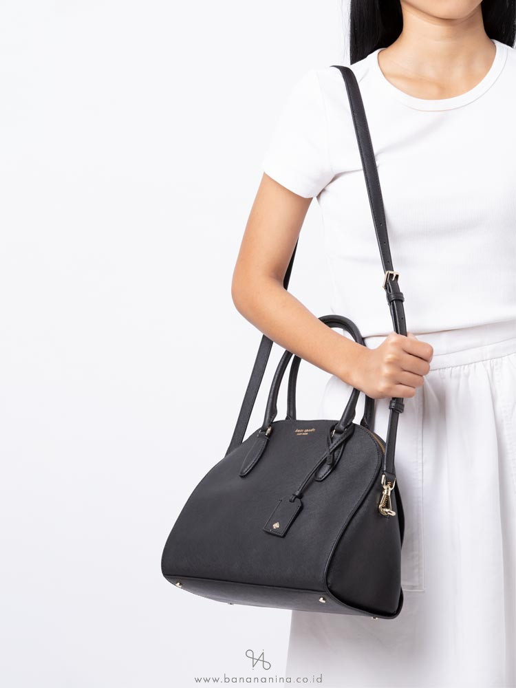 KATE SPADE Reiley Large Dome Satchel Black