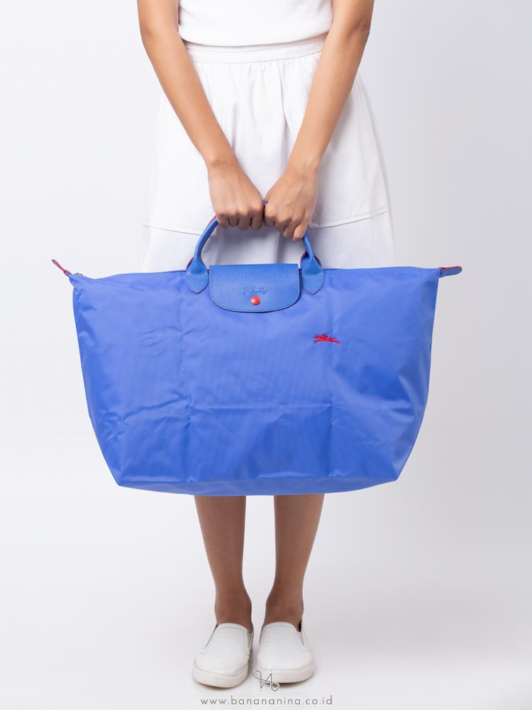 LONGCHAMP Le Pliage Club Traveler Bag Myosotis