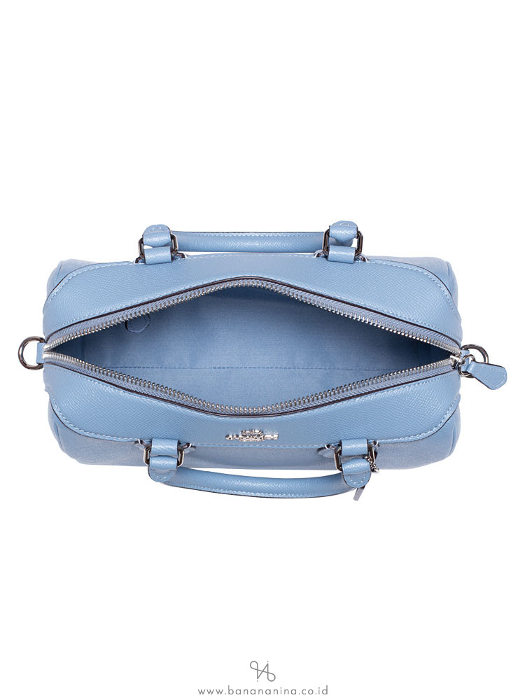 COACH 32202 Crossgrain Mini Bennett Satchel Cornflower