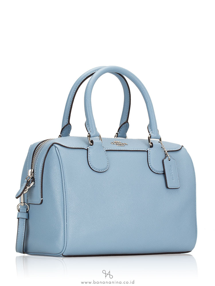 COACH 32202 Crossgrain Mini Bennett Satchel Cornflower