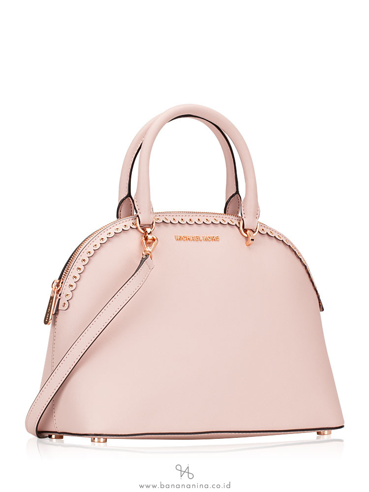 MICHAEL KORS Emmy Grommet Large Dome Satchel Blossom