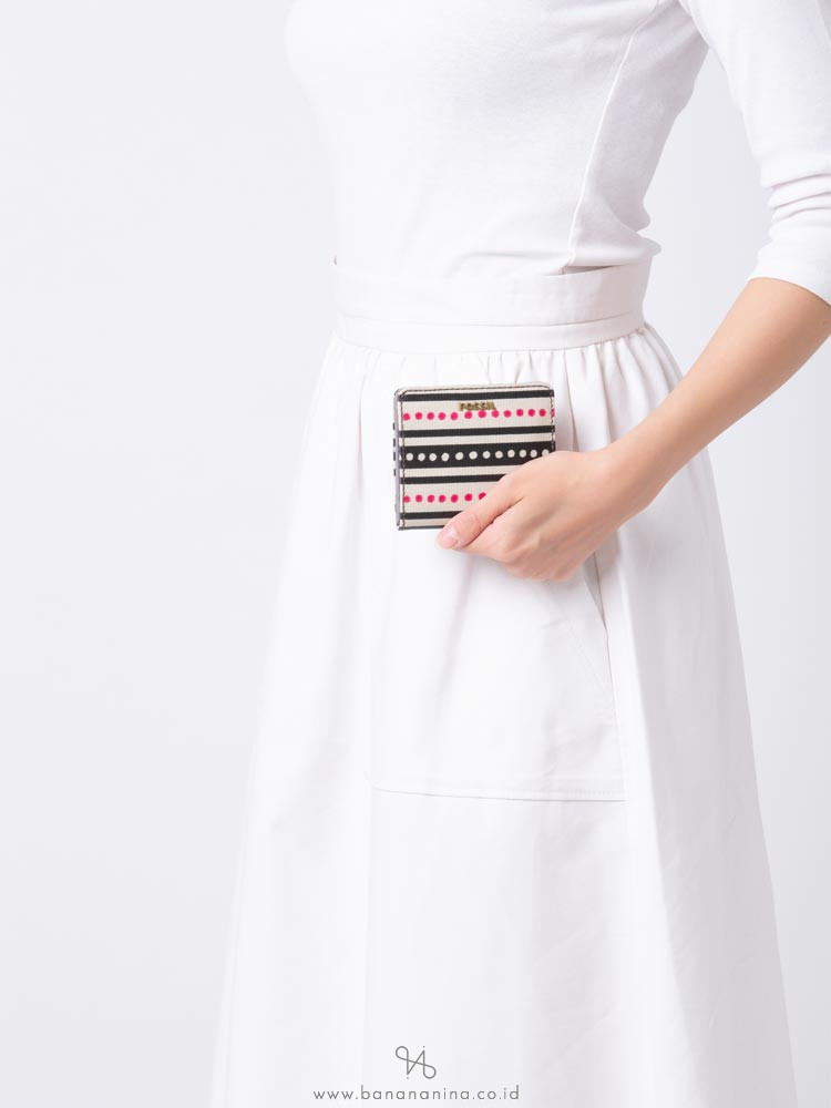 FOSSIL SWL2185387 Madison Bifold Wallet Spring Stripe