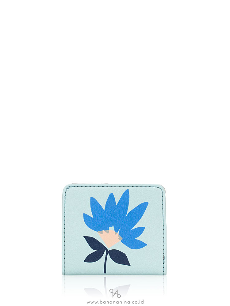 FOSSIL SWL2181729 Madison Bifold Wallet Blue Flower