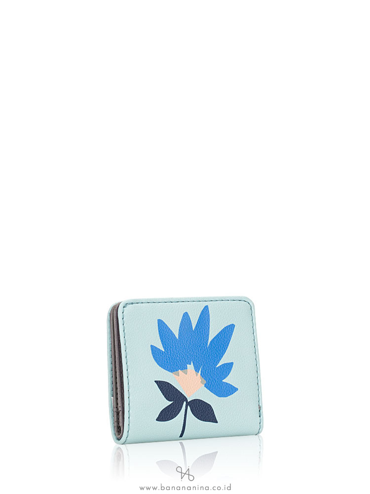 FOSSIL SWL2181729 Madison Bifold Wallet Blue Flower
