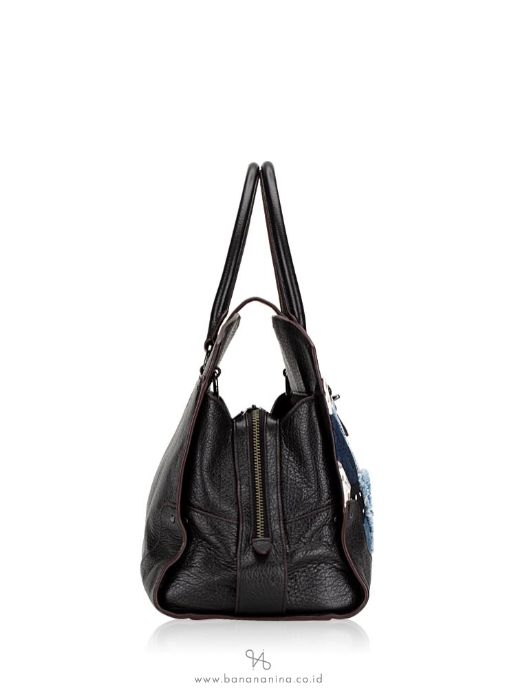 COACH 37730 Canyon Quilt Mercer Satchel Denim