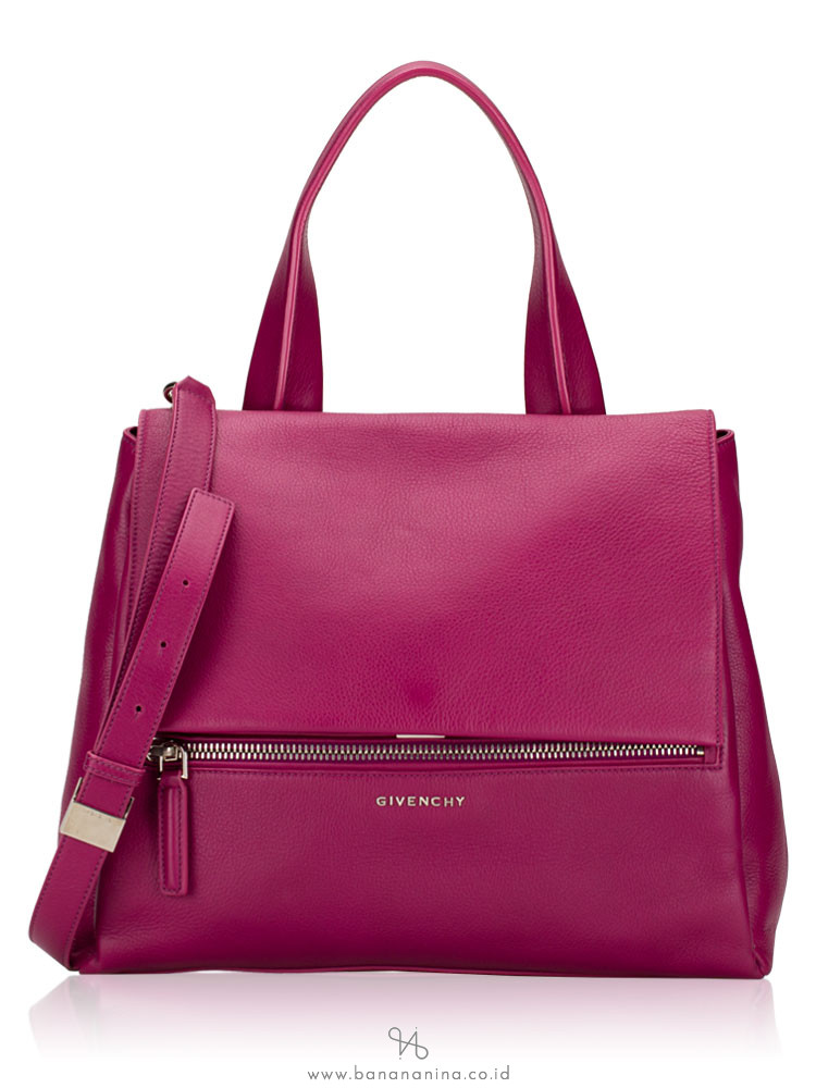 GIVENCHY Pandora Pure Medium Satchel Fuschia