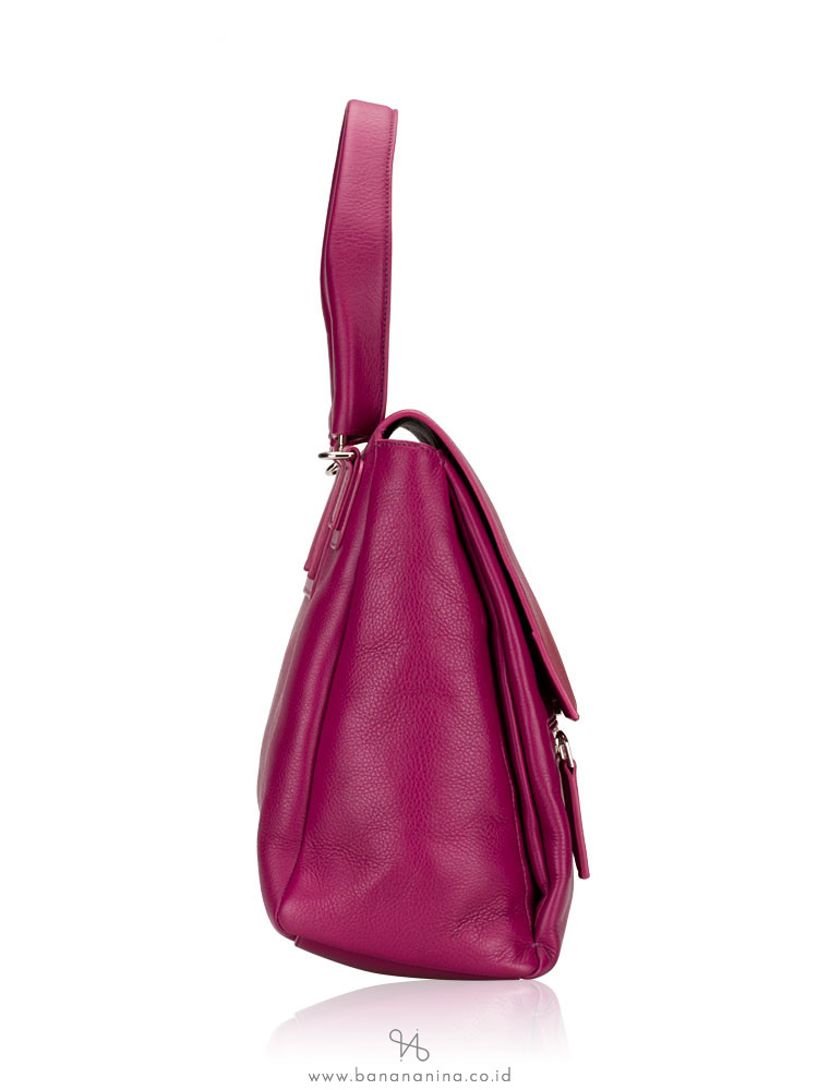 GIVENCHY Pandora Pure Medium Satchel Fuschia