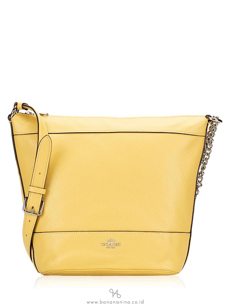 COACH 72692 Paxton Leather Duffle Sunflower