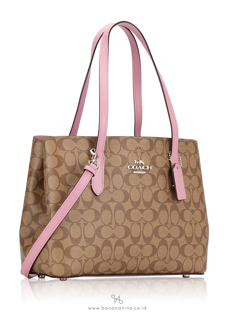 COACH 48735 Signature Avenue Carryall Khaki Tulip