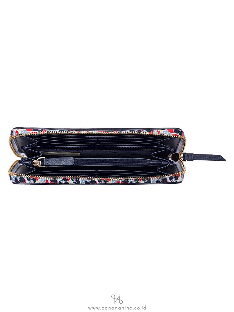 KATE SPADE Cameron Floral Large Continental Wallet Blazer Blue