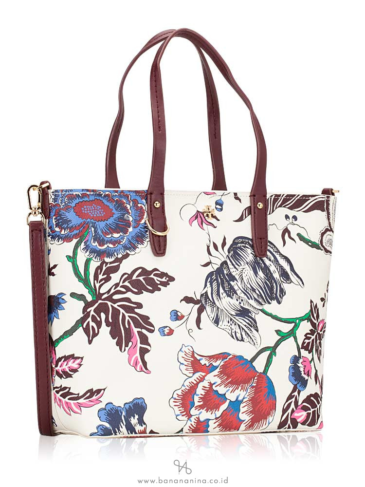 TORY BURCH Kerrington Small Zip Tote Happy Times