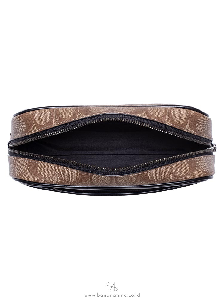 COACH 75915 Signature Overnight Travel Kit Khaki Multi