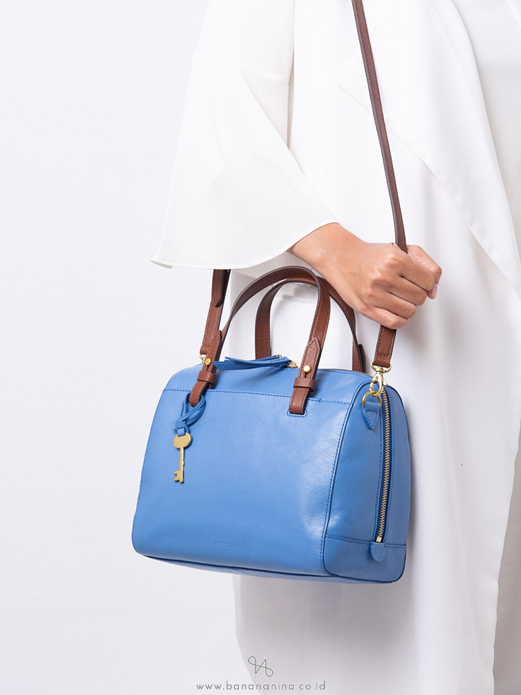 FOSSIL ZB7256967 Rachel Satchel Crystal Blue
