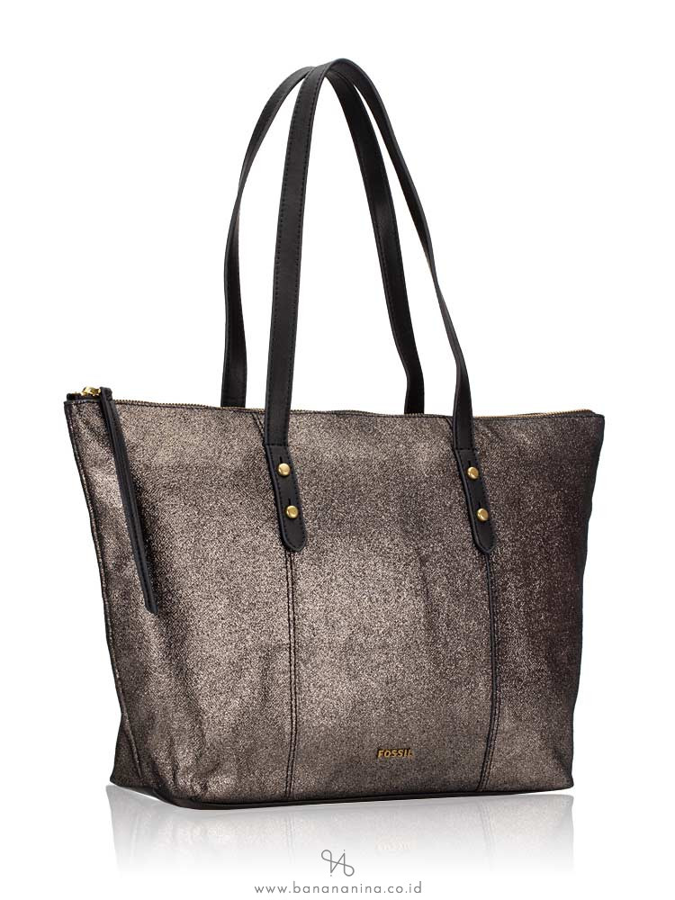 FOSSIL SHB1814044 Jenna Tote Pewter