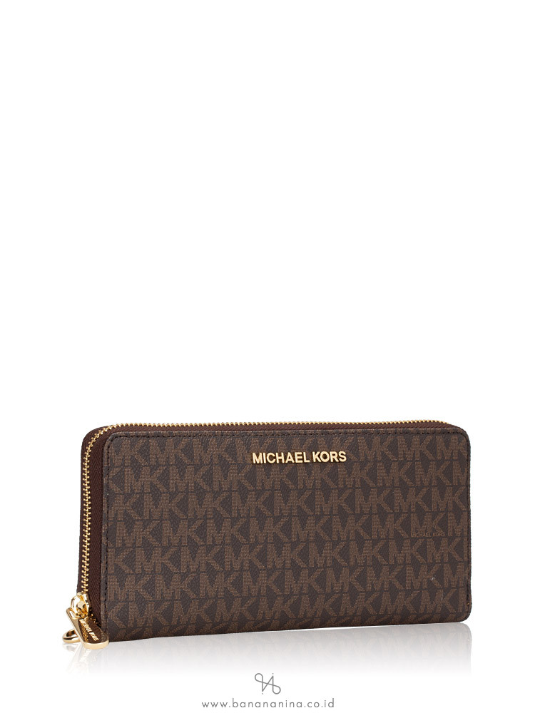 michael kors jet set monogram wallet