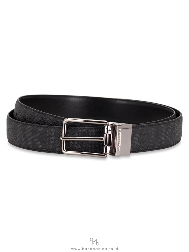MICHAEL KORS Men 4 In 1 Signature Belt Box Set Black Multi