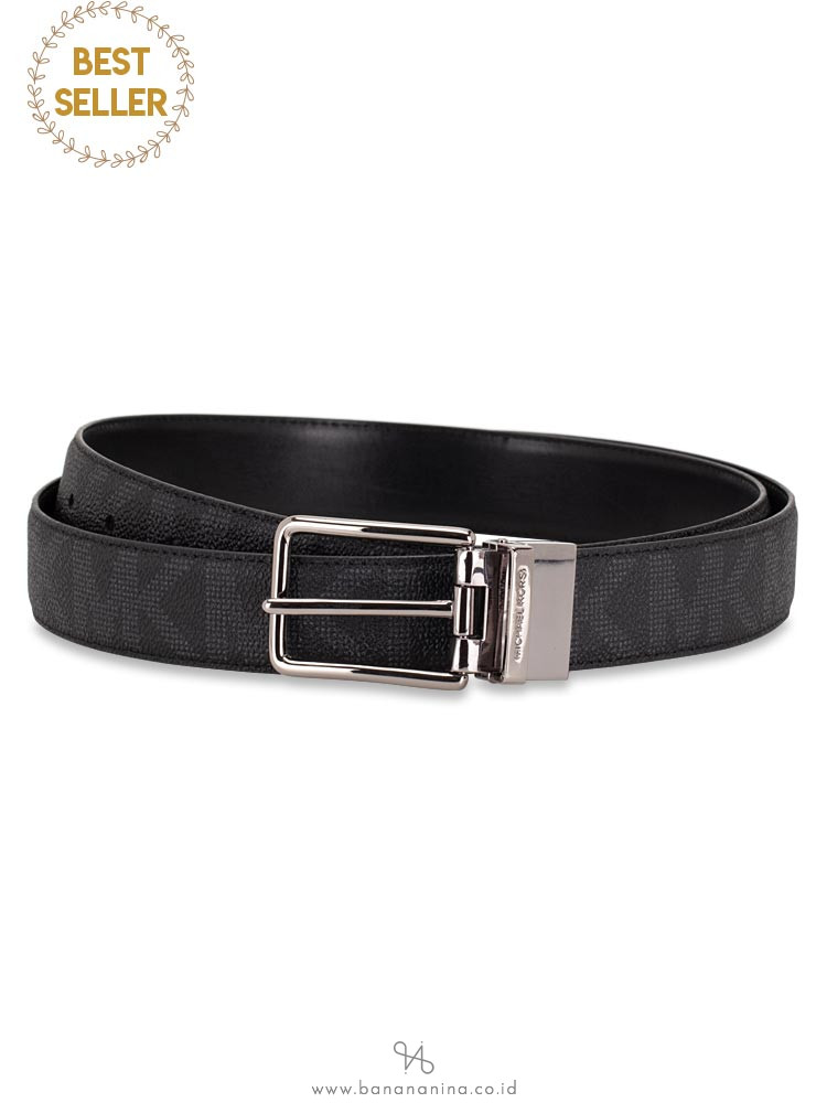 MICHAEL KORS Men 4 In 1 Signature Belt Box Set Black Multi