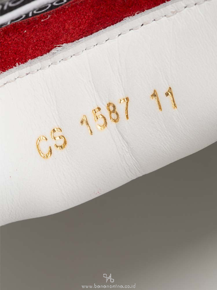 DOLCE & GABBANA Love Melt Portofino Sneakers White Red Sz 11