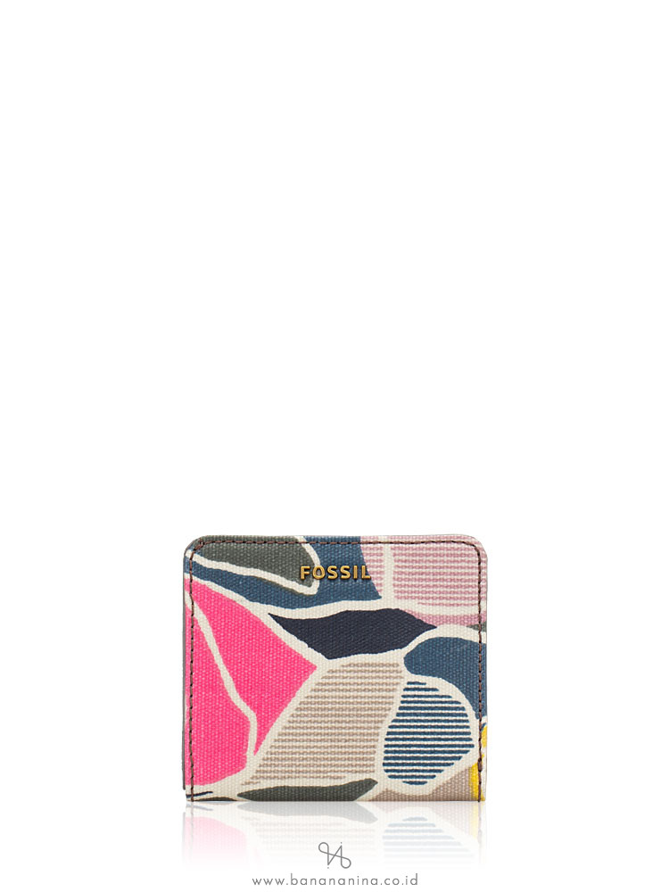 FOSSIL SWL2185490 Madison Bifold Wallet Blue Floral