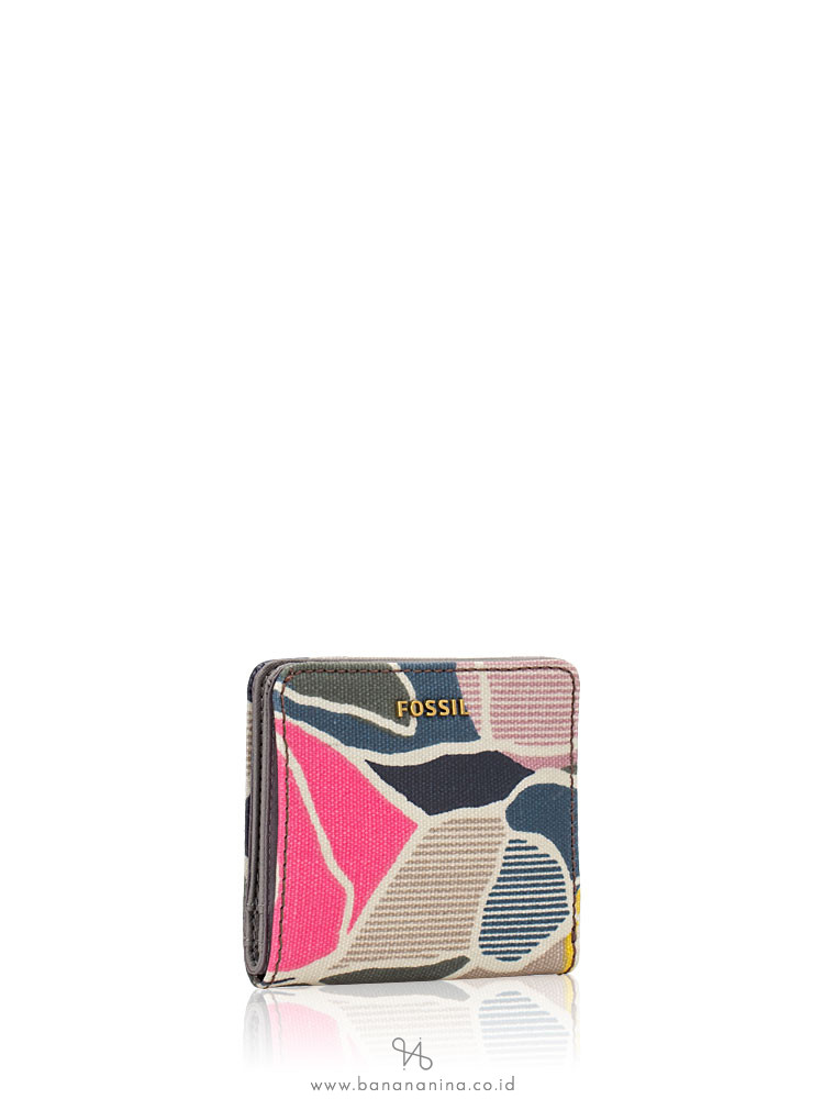 FOSSIL SWL2185490 Madison Bifold Wallet Blue Floral