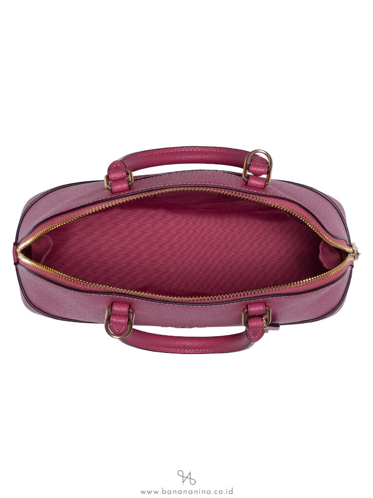 COACH 27591 Crossgrain Mini Sierra Satchel Rouge