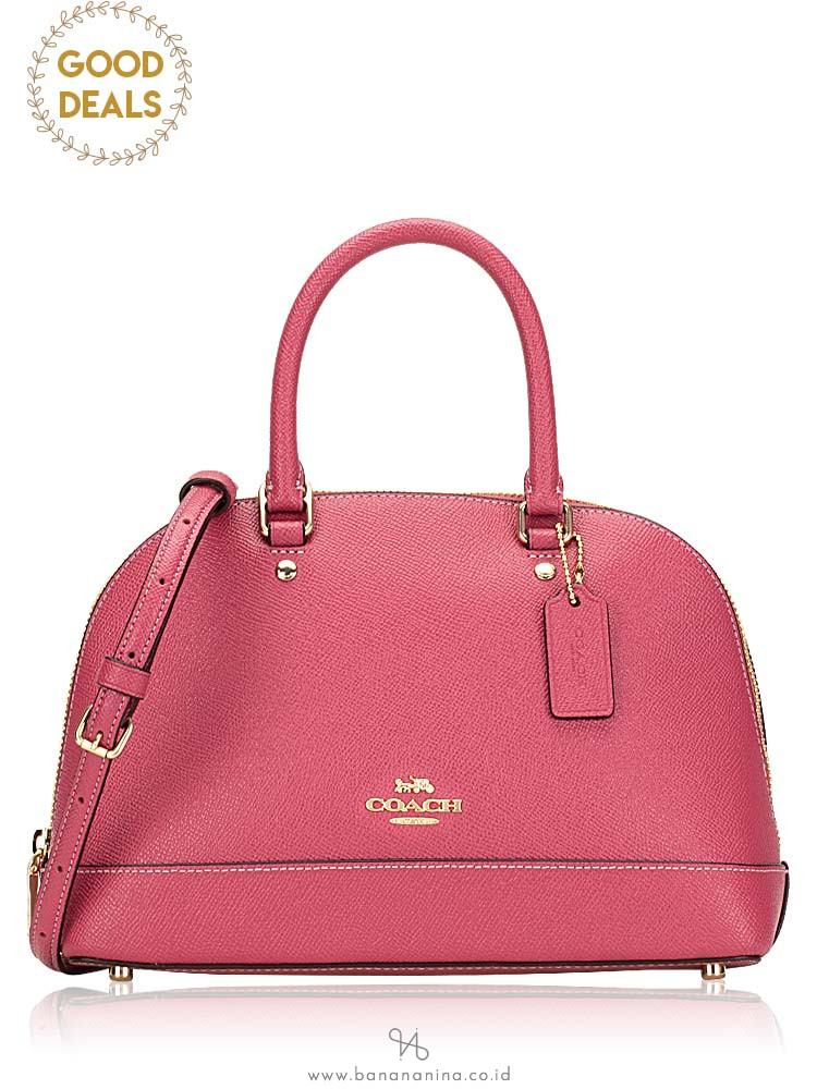 COACH 27591 Crossgrain Mini Sierra Satchel Rouge