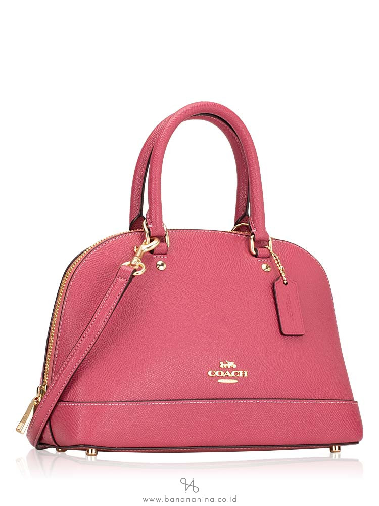 COACH 27591 Crossgrain Mini Sierra Satchel Rouge