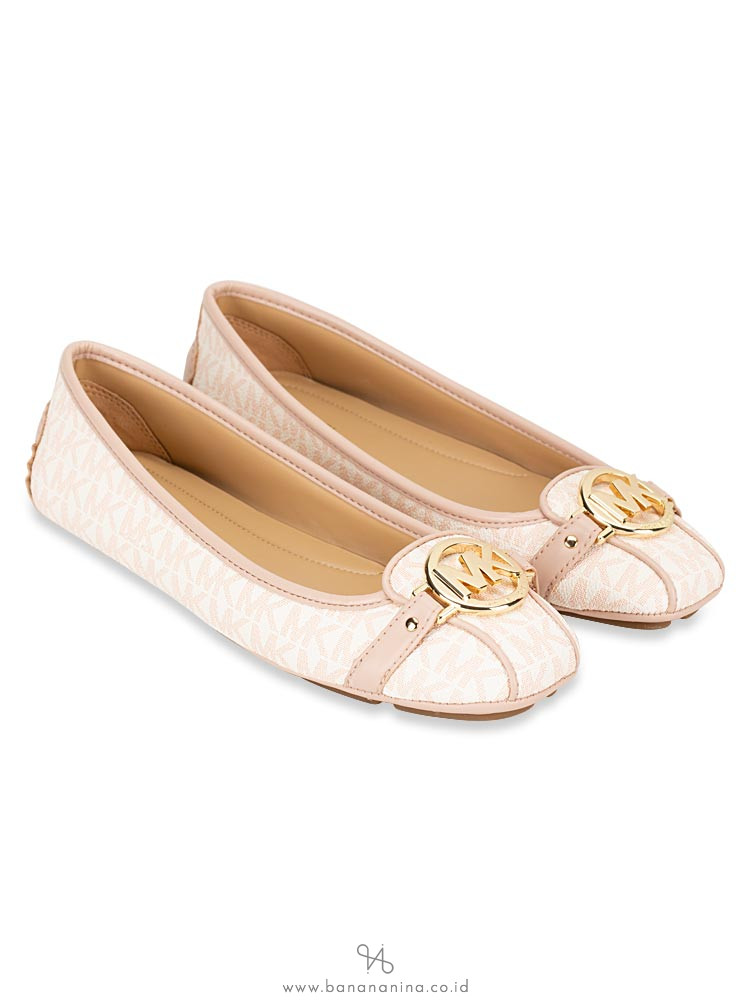 MICHAEL KORS Fulton Signature Flats Soft Pink Sz 8