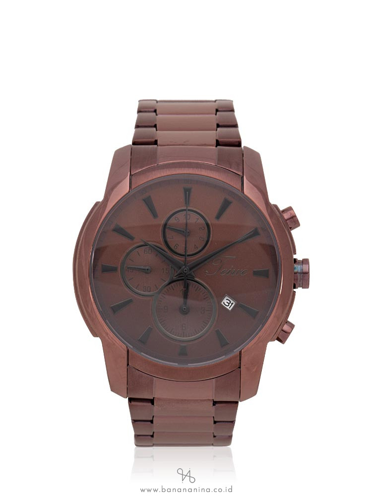 TEIWE Men TWC-18021 Gent Chronograph Stainless Brown