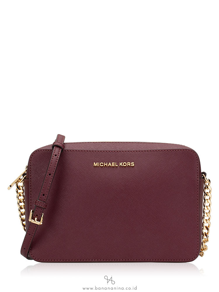 maroon mk crossbody