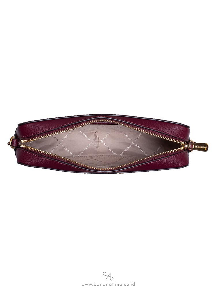 MICHAEL KORS Jet Set Travel Large Crossbody Merlot