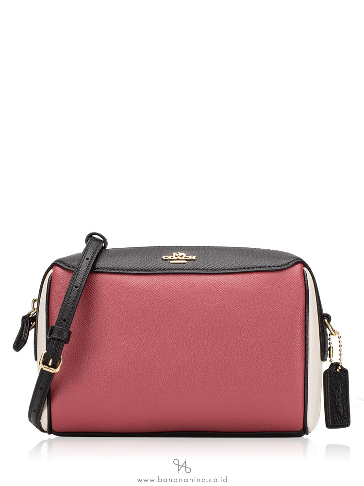 COACH 77685 Colorblock Mini Bennet Crossbody Rouge Multi