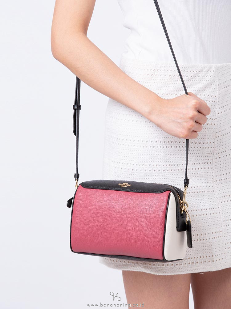 COACH 77685 Colorblock Mini Bennet Crossbody Rouge Multi