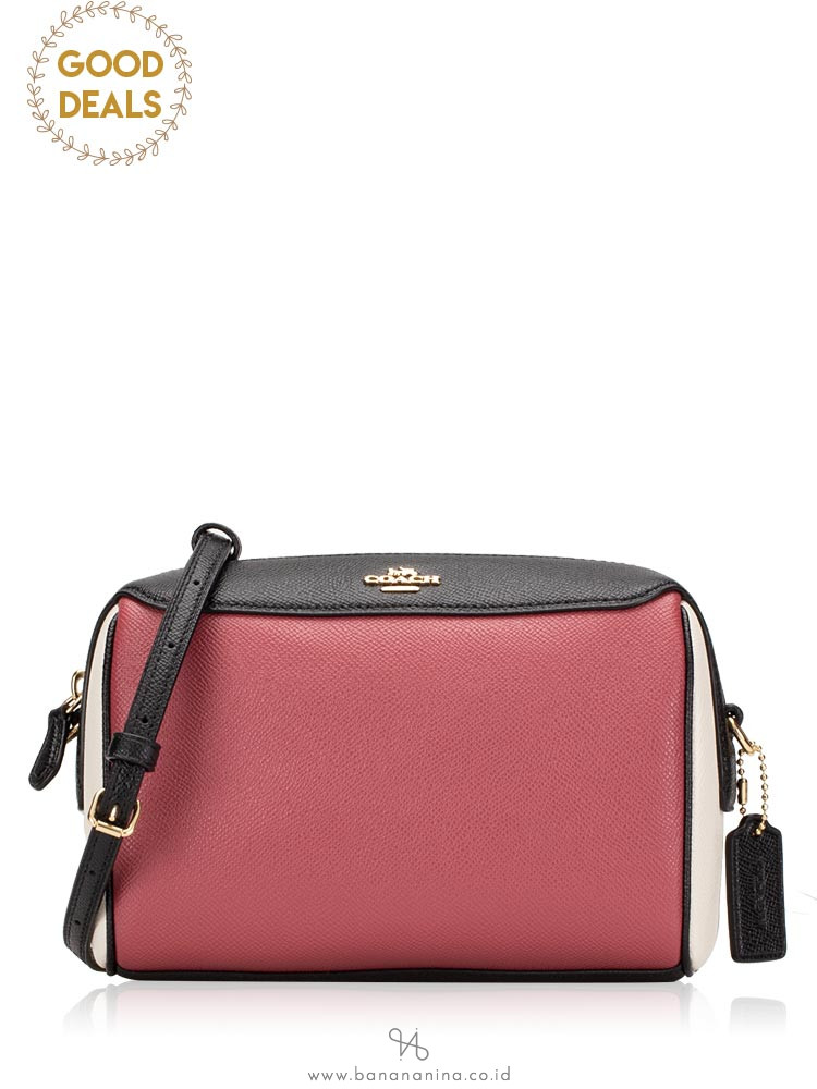 COACH 77685 Colorblock Mini Bennet Crossbody Rouge Multi