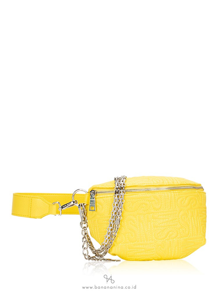 STEVE MADDEN Brandie Leather Belt Bag Yellow