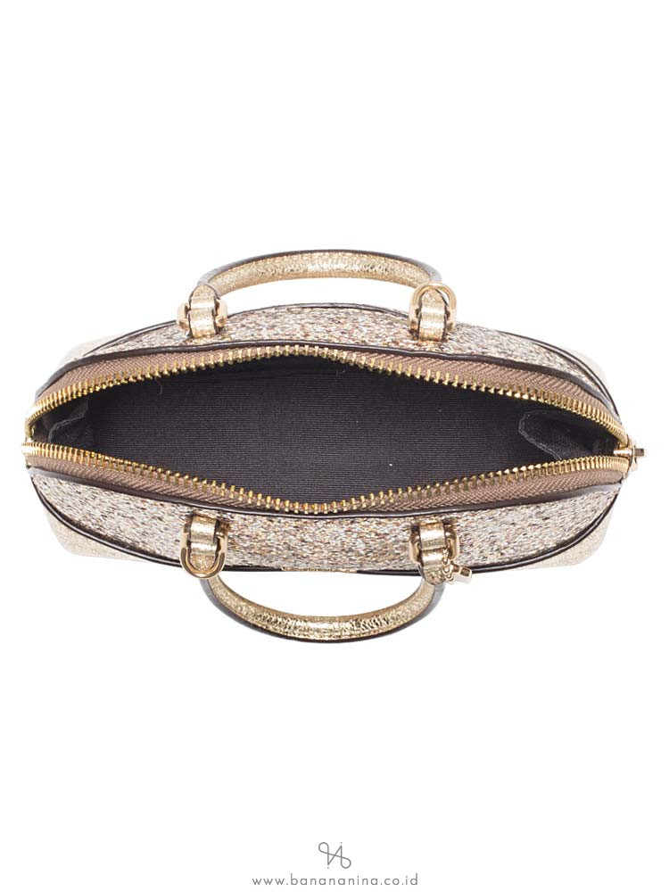 COACH 39497 Micro Glitter Mini Sierra Gold