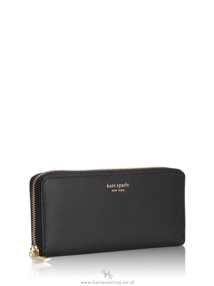 KATE SPADE Sylvia Slim Continental Wallet Black