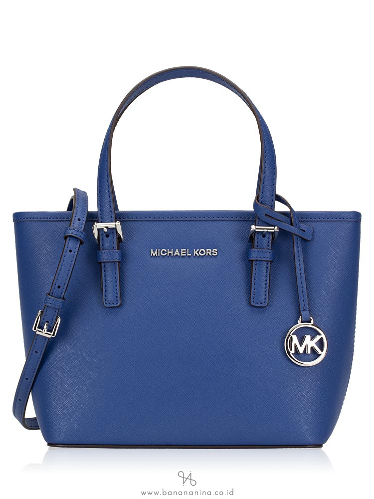 MICHAEL KORS Jet Set Travel Xs Carryall Zip Tote Sapphire